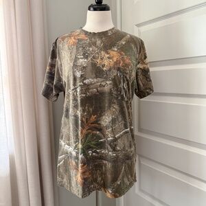 Rustic Ridge Camouflage Short Sleeve Tee — Size Large